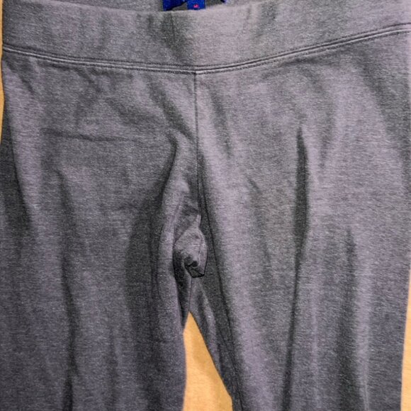 Aeropostale Women Medium Charcoal Gray Mid-Raise Elastic Waist Ankle Legging (U) - Picture 3 of 7